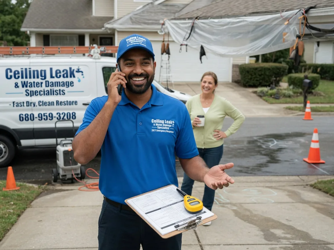 Ceiling Leak Cleanup Haymarket, VA FAQs